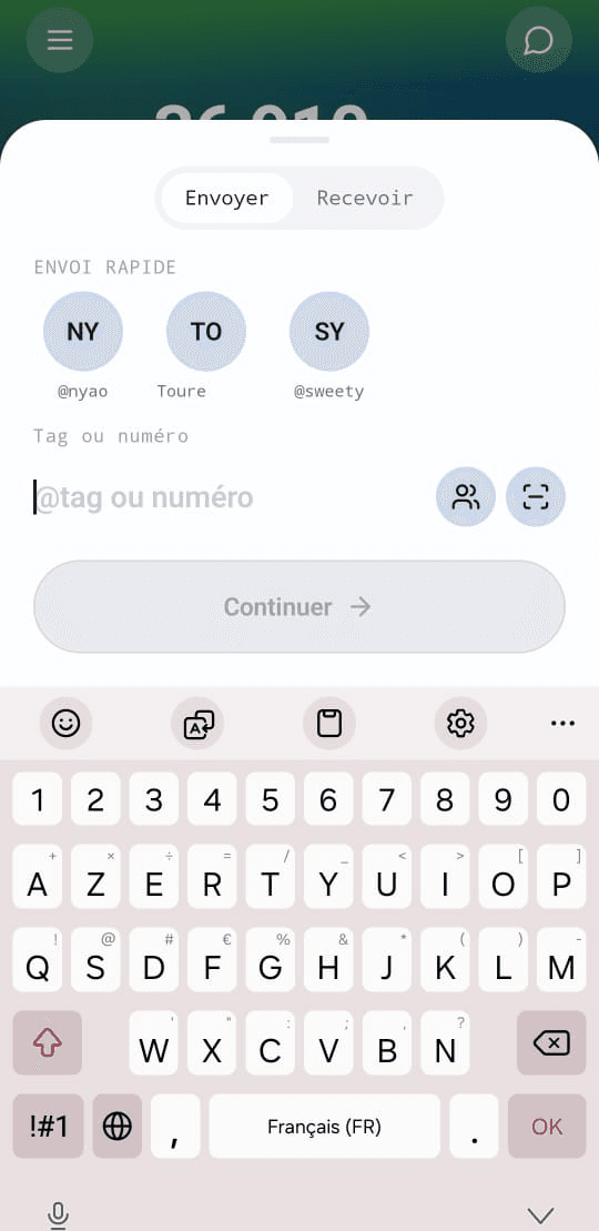 Interface Switag — Transfert rapide